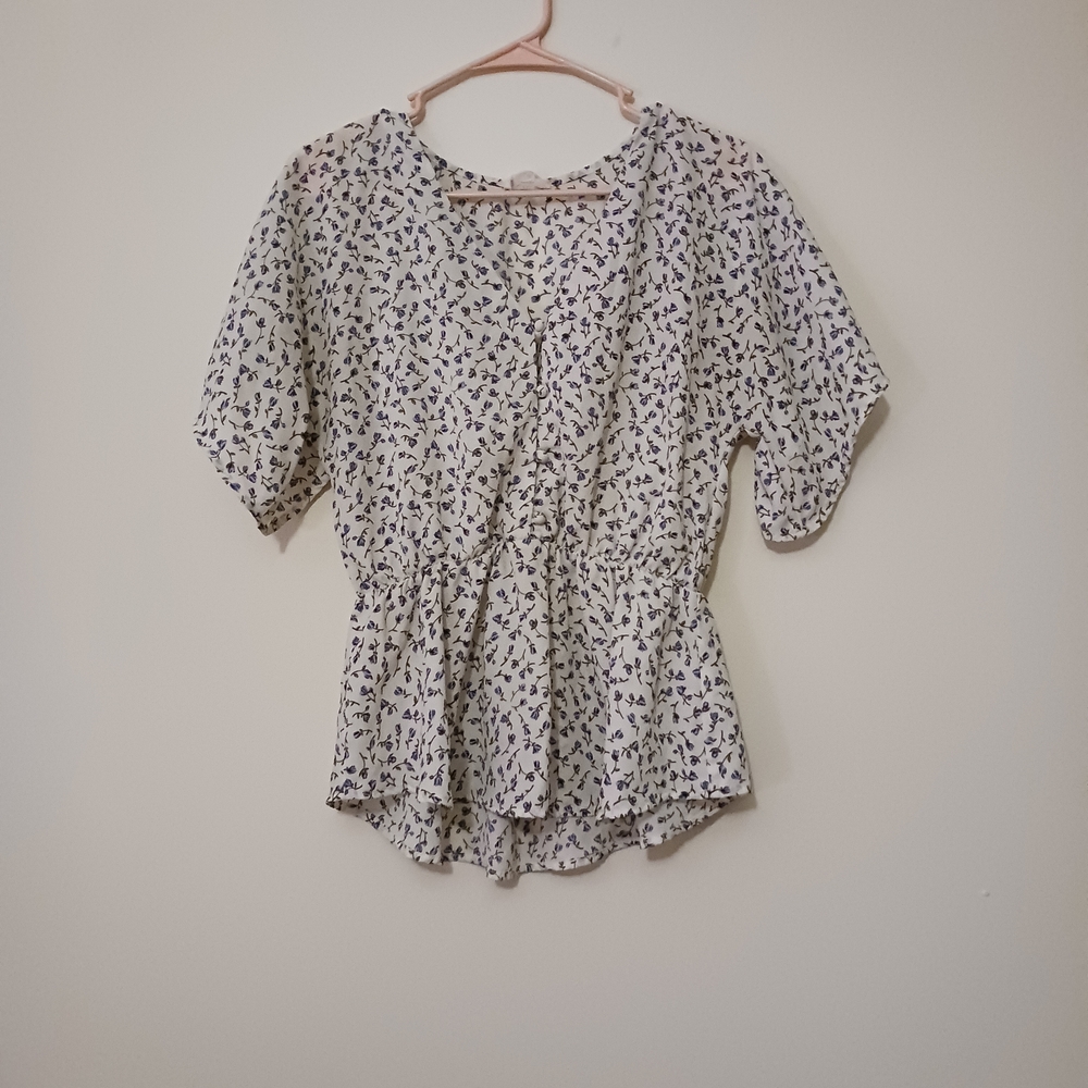 Floral Print Boho Top